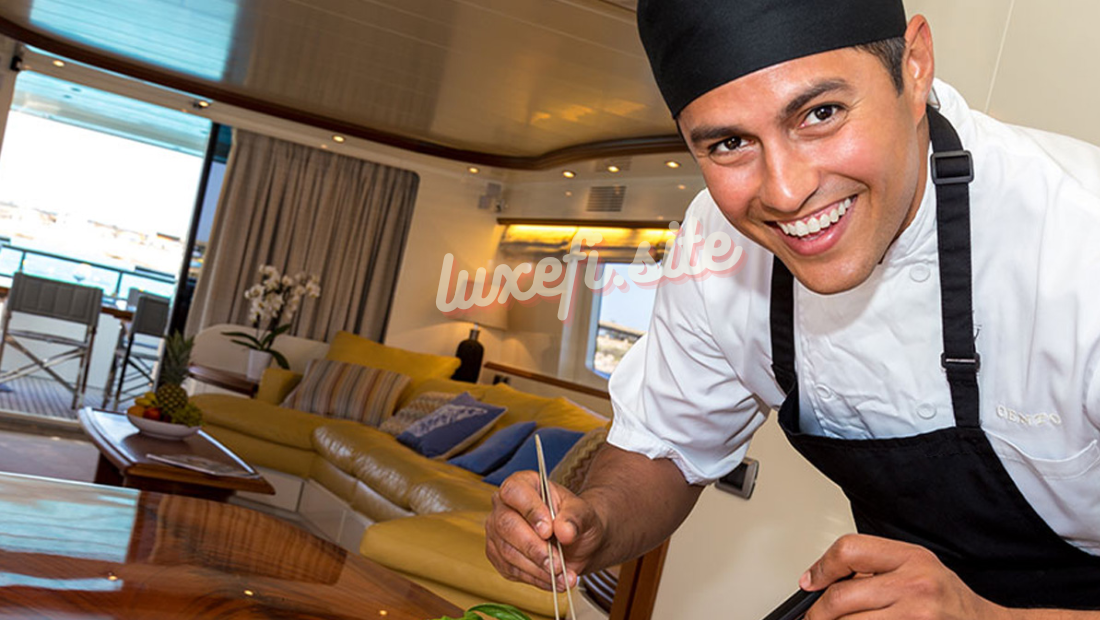 Yacht chef for charter